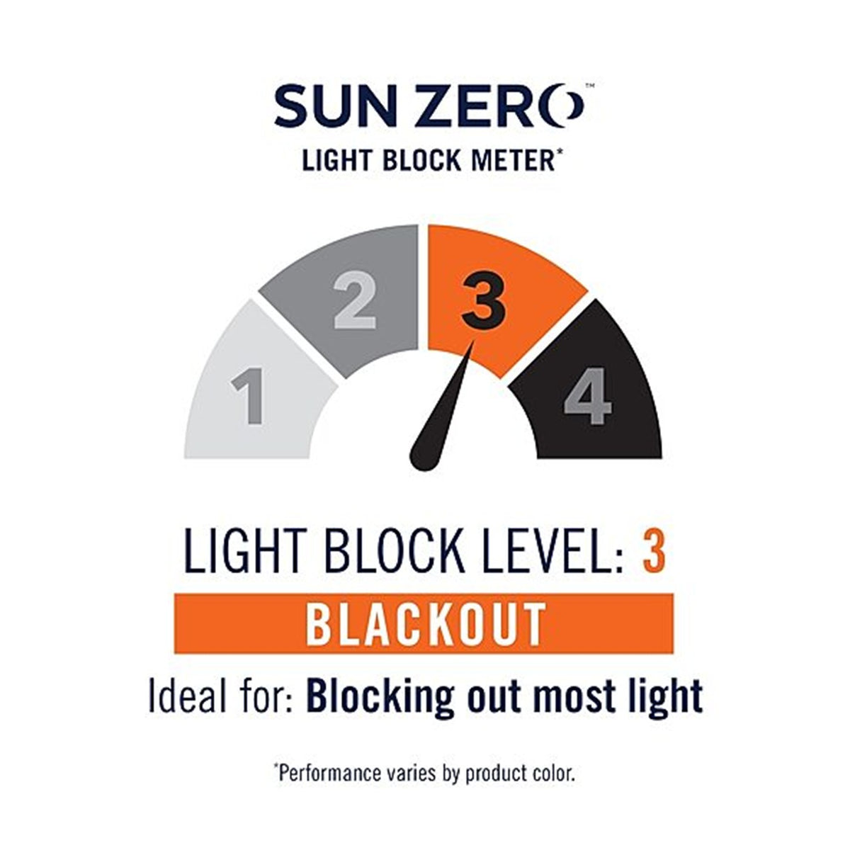 Sun Zero Evan à Pattes Isolant Thermique Occultant Rideau Simple Panneau