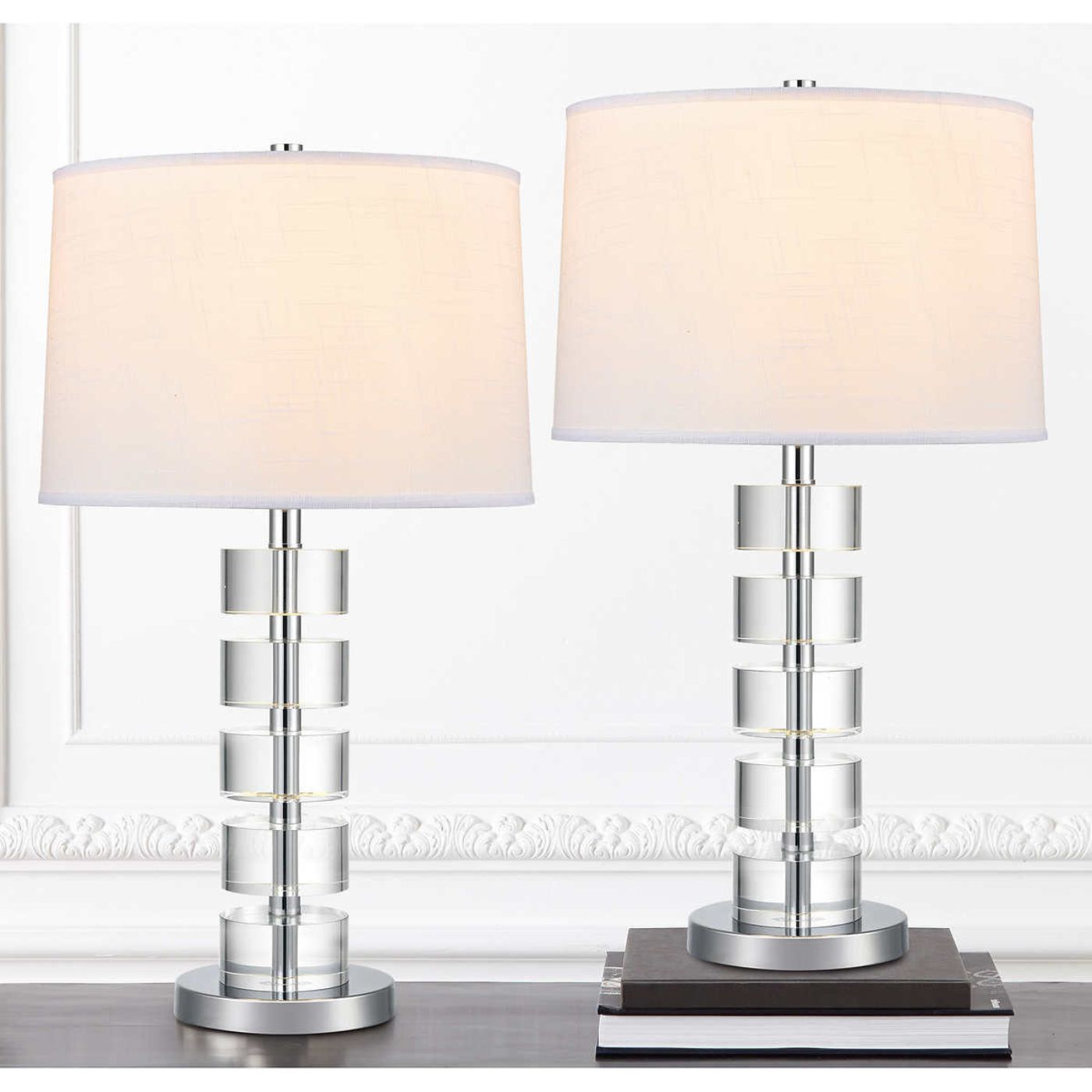 Lampe de table empilable Bremerton, lot de 2