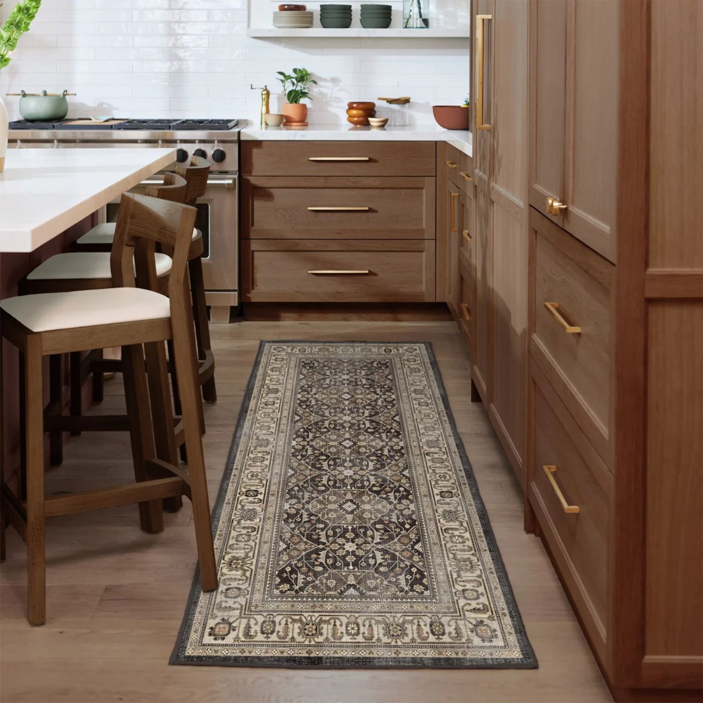 Alessia Dark Wood Rug