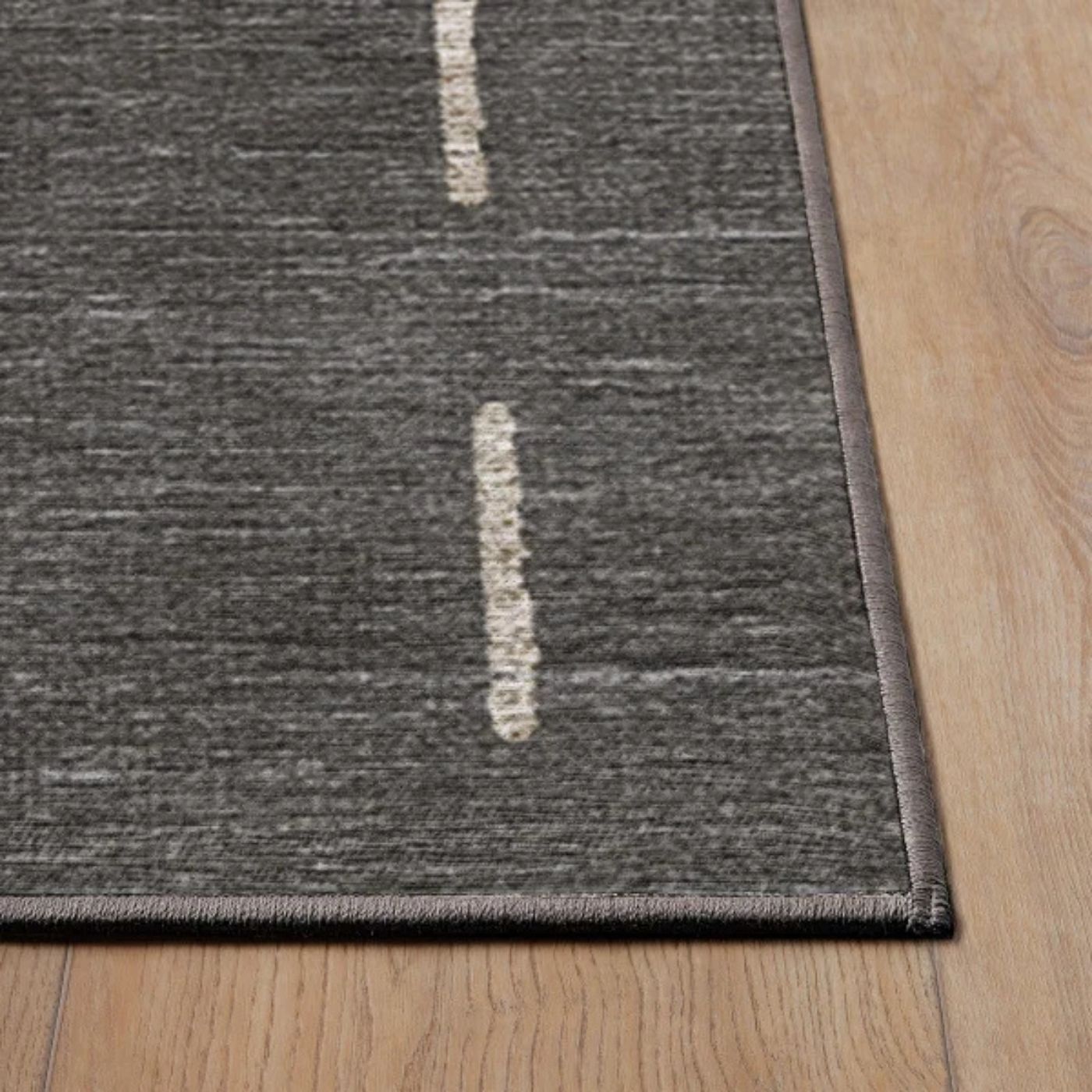 Tapis tissé plat gris Alina