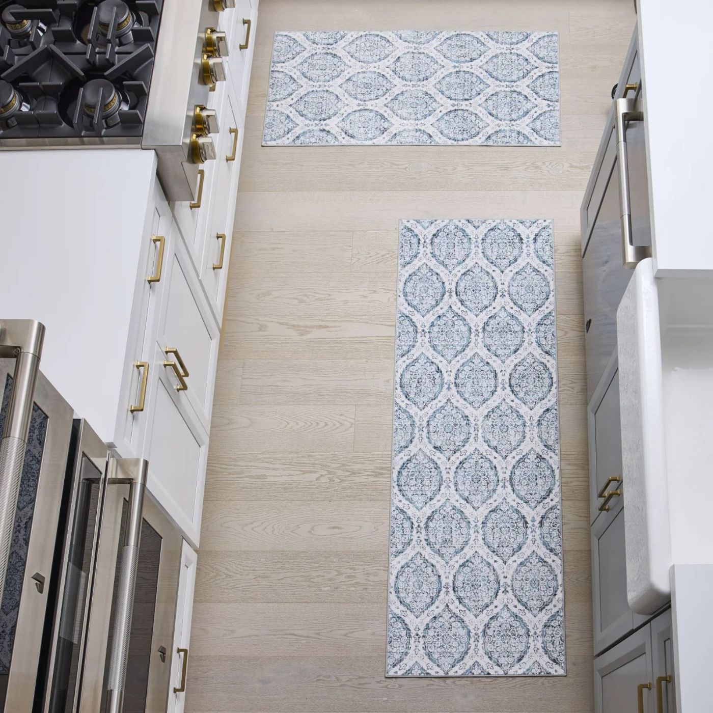 Alisha Aqua Dream Mink Printed Chenille Collection