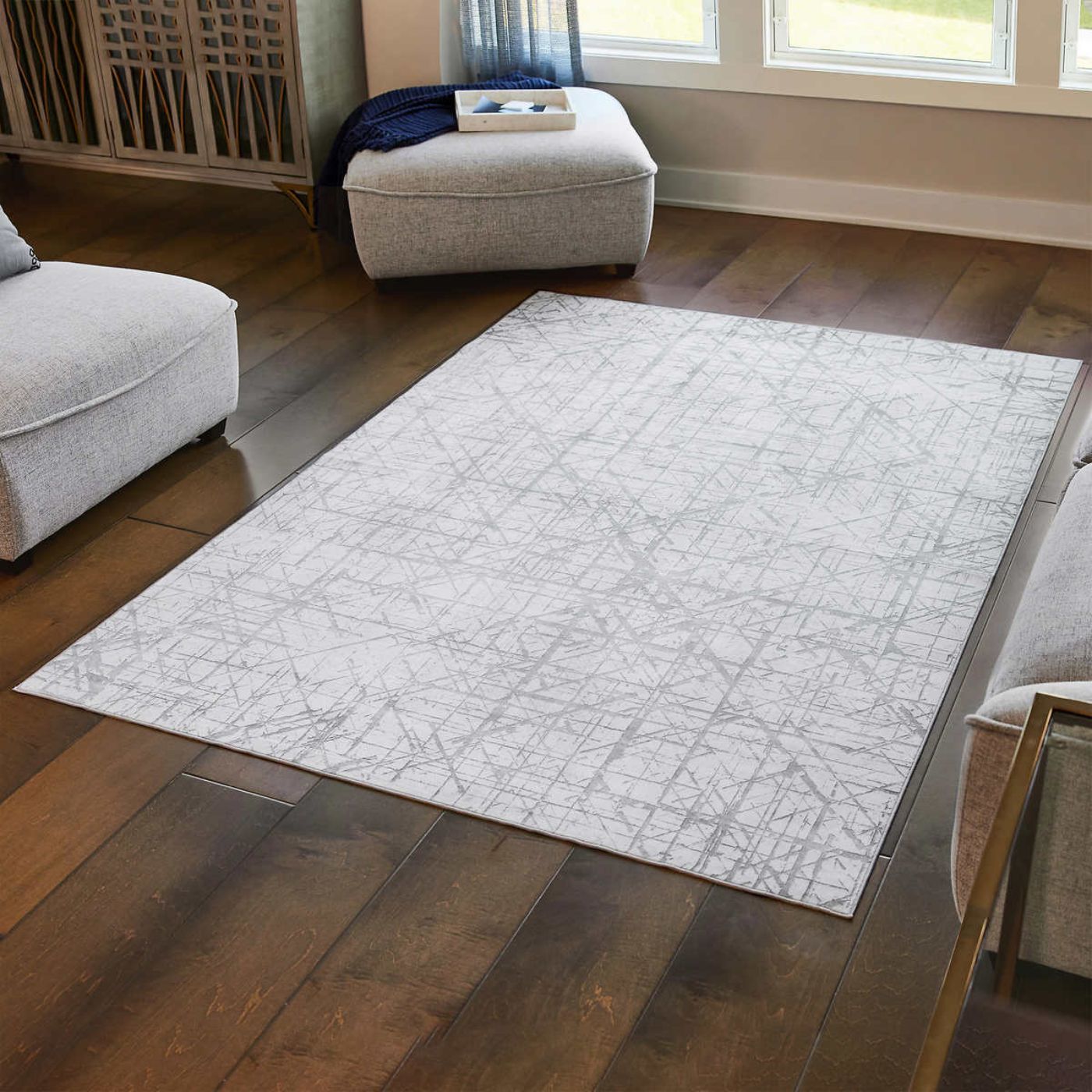 Aria Ivory Dream Mink Printed Chenille Collection