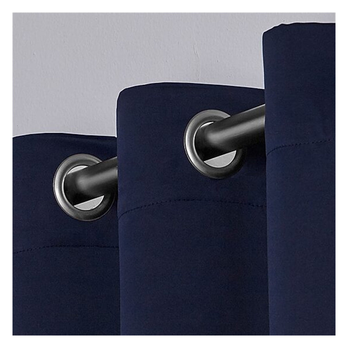 Rideau Exclusive Home Curtains Sateen, fixation à œillets, occultant, lot de 2 panneaux, vue 9