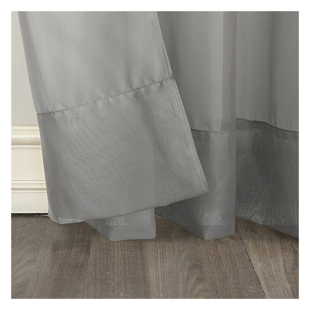 No. 918 Emily Rod Pocket Sheer Single Curtain Panel