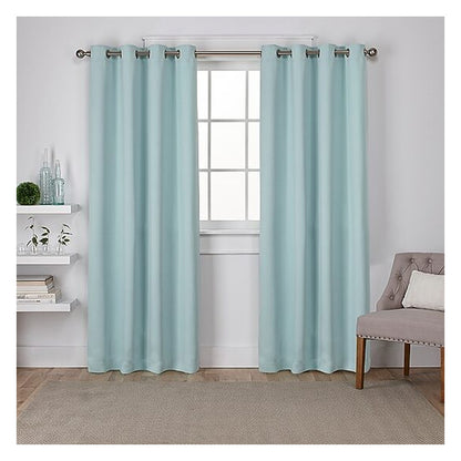 Rideau Exclusive Home Curtains Sateen, fixation à œillets, occultant, lot de 2 panneaux, vue 2