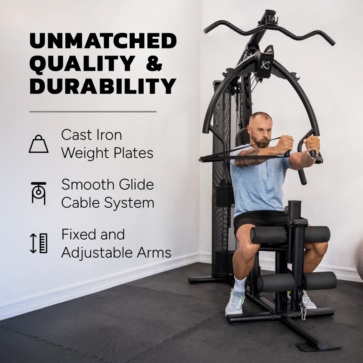 Station de Musculation Polyvalente pour Entraînement à Domicile