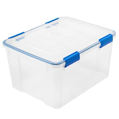 42 Litres Quart WeatherPro-Seal Storage Bin, 4-pack