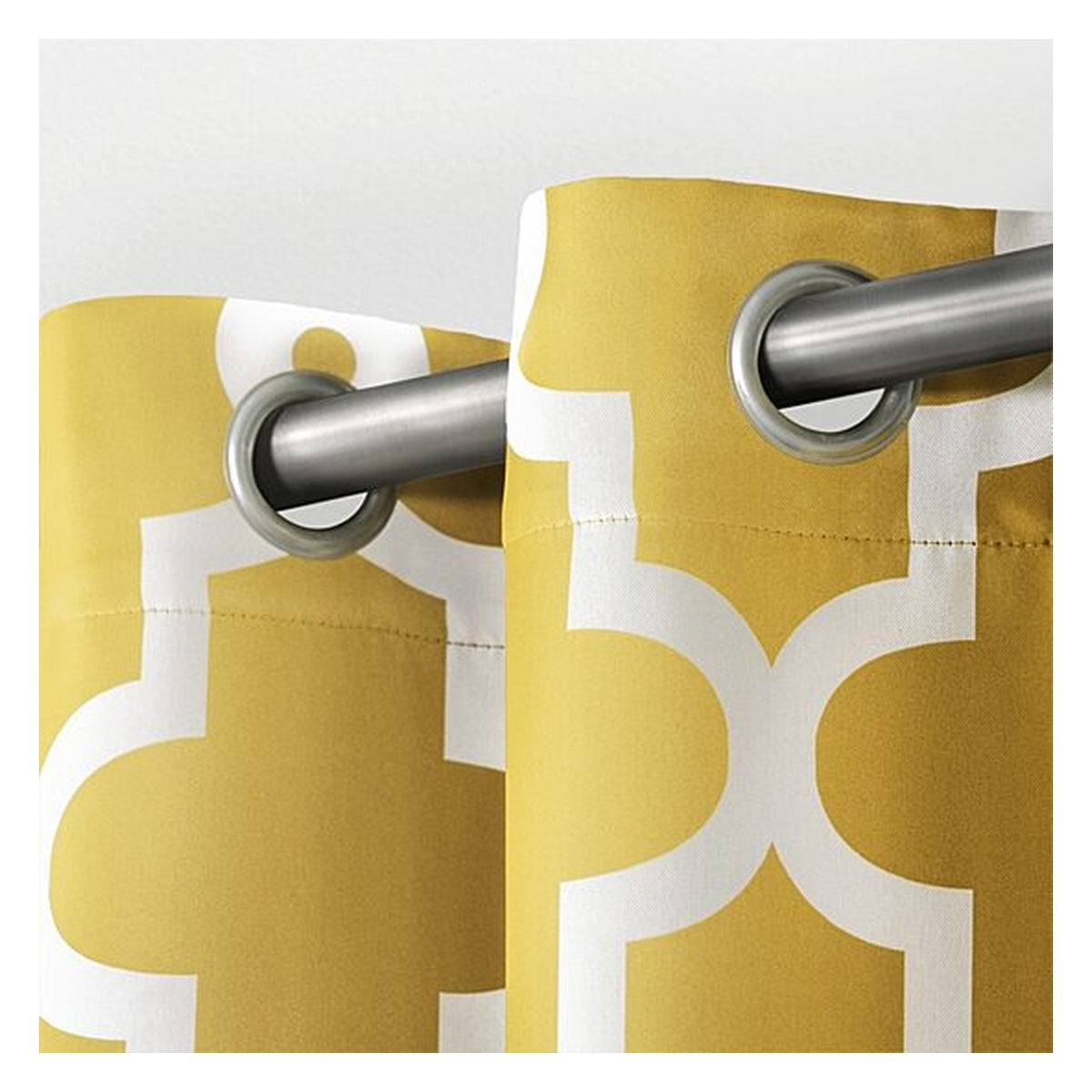 Rideau Exclusive Home Curtains Ironwork, fixation à œillets, occultant thermo-isolant, lot de 2 panneaux, vue 2