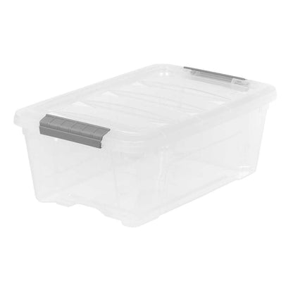 Up Storage Set 12L Clear 4-Pack