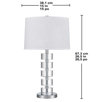 Lampe de table empilable Bremerton, lot de 2