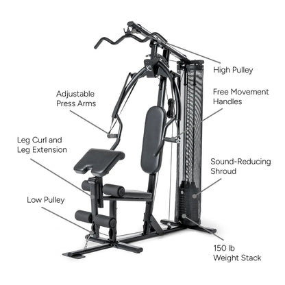 Station de Musculation Polyvalente pour Entraînement à Domicile