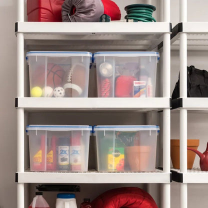 42 Litres Quart WeatherPro-Seal Storage Bin, 4-pack