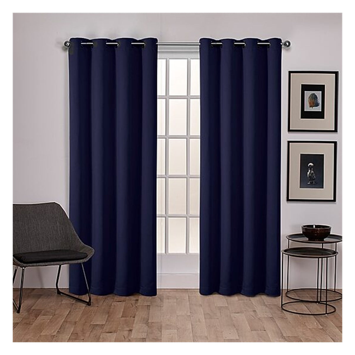 Rideau Exclusive Home Curtains Sateen, fixation à œillets, occultant, lot de 2 panneaux, vue 8