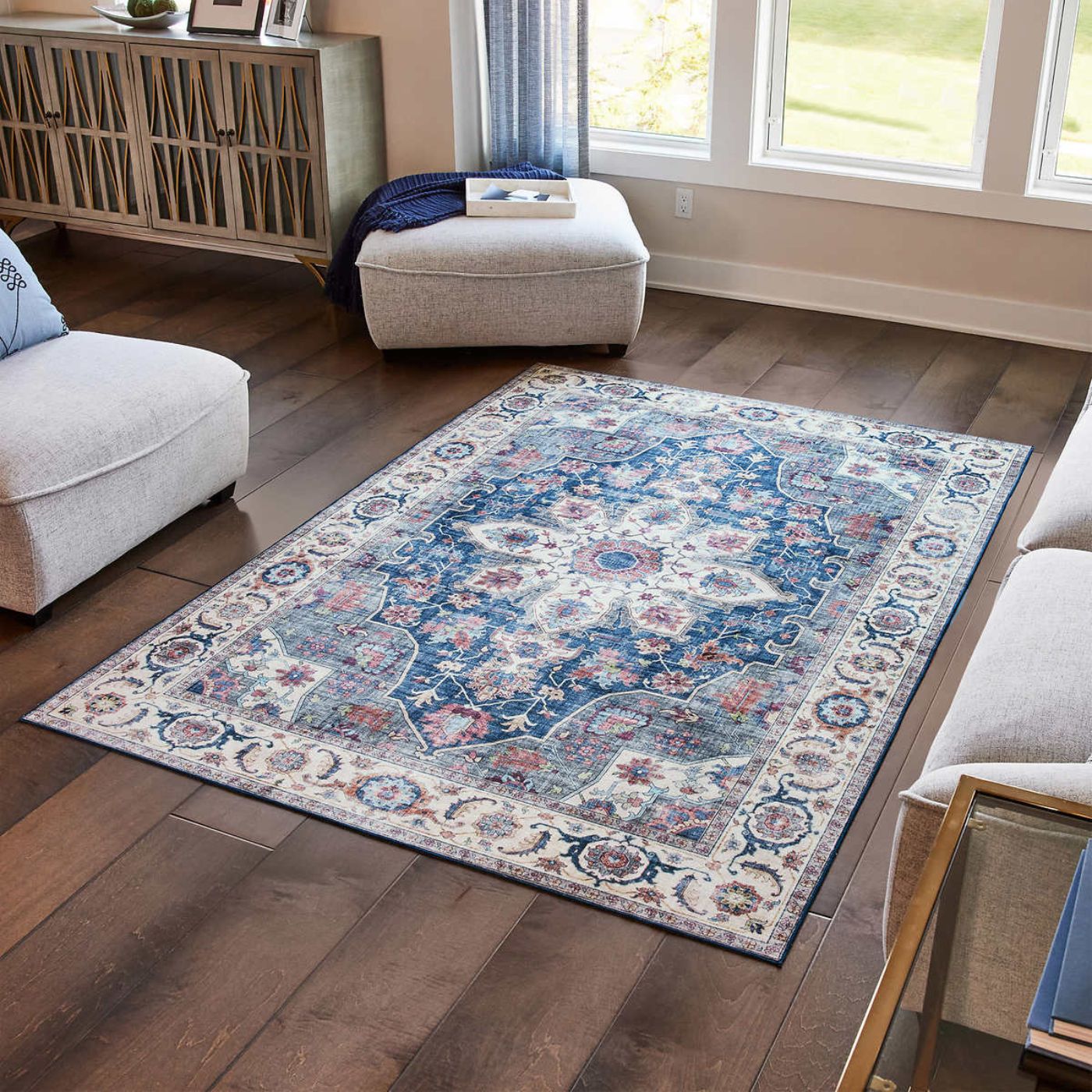 Aliyeh Navy Dream Mink Printed Chenille Collection