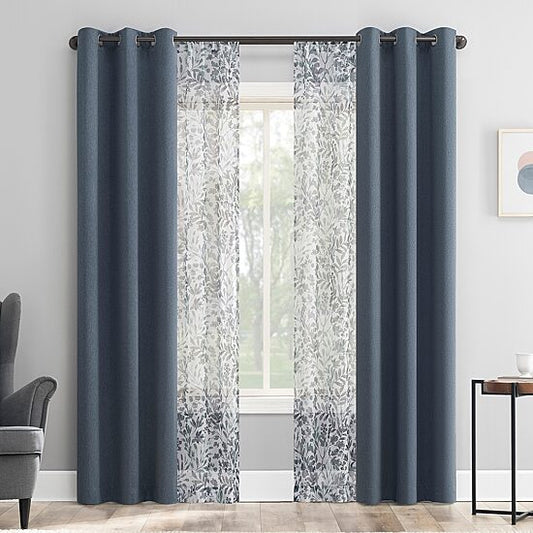 Sun Zero Arbor Print, Indigo, vue 1