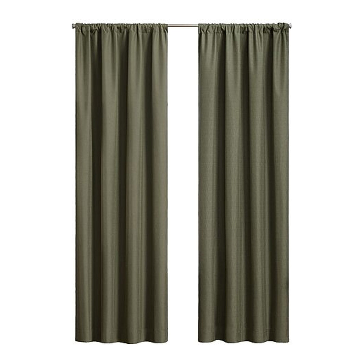 ECLIPSE Kendall rideau occultant, coloris Artichoke, paire de panneaux