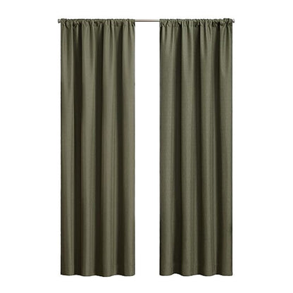 ECLIPSE Kendall rideau occultant, coloris Artichoke, paire de panneaux